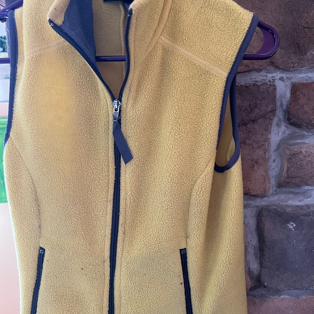 Sweet yellow snychilla vest!